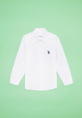 Kız Çocuk Beyaz Uzun Kollu Gömlek - 50289206001
