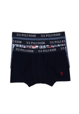 Erkek Lacivert 3'lü Boxer - 50292831005