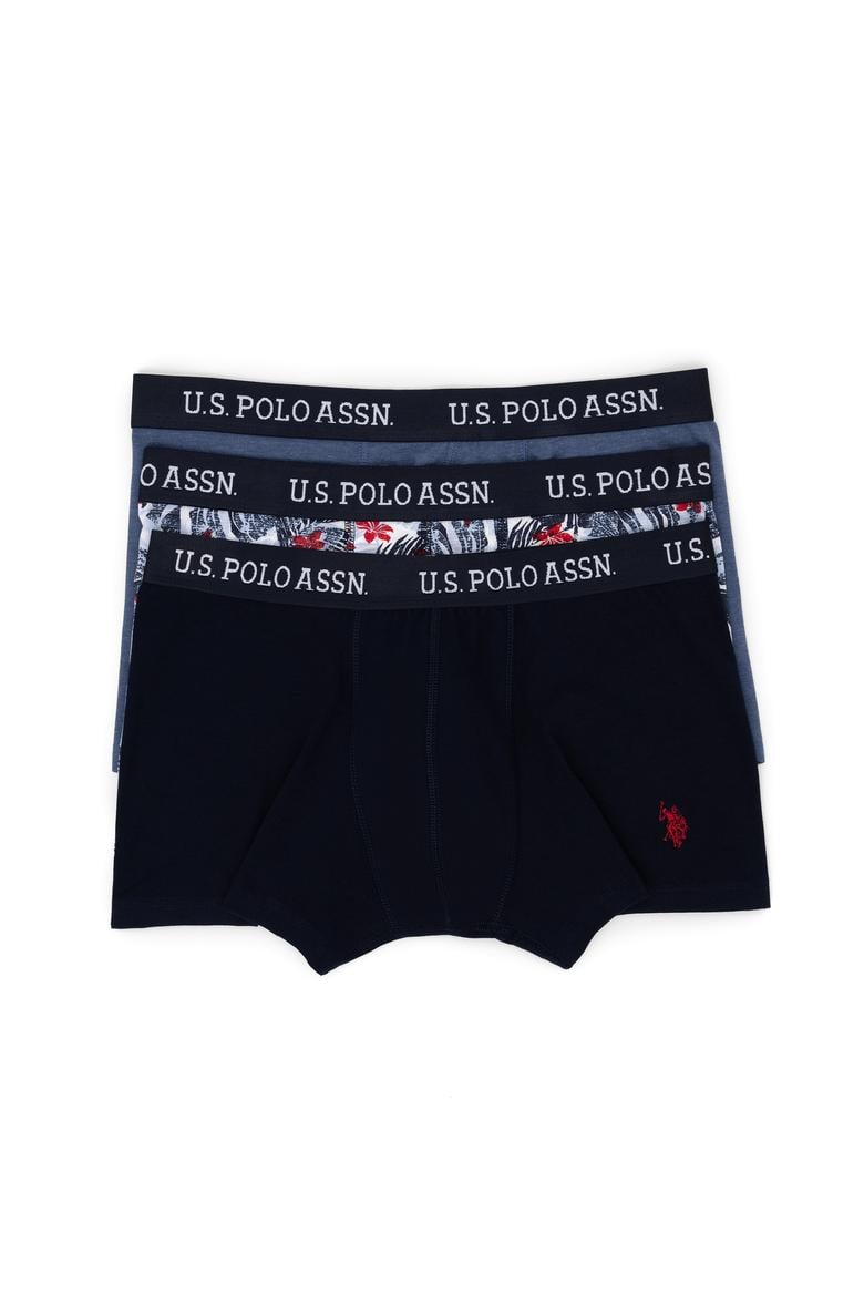 Erkek Lacivert 3'lü Boxer - 50292831005