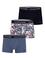 Erkek Lacivert 3'lü Boxer