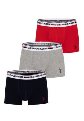 Erkek Kırmızı 3'lü Boxer - 50292822004