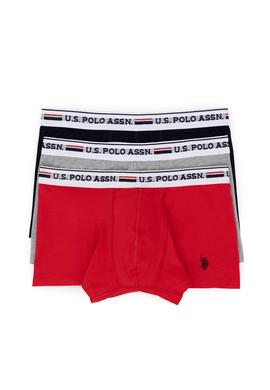 Erkek Kırmızı 3'lü Boxer - 50292822004