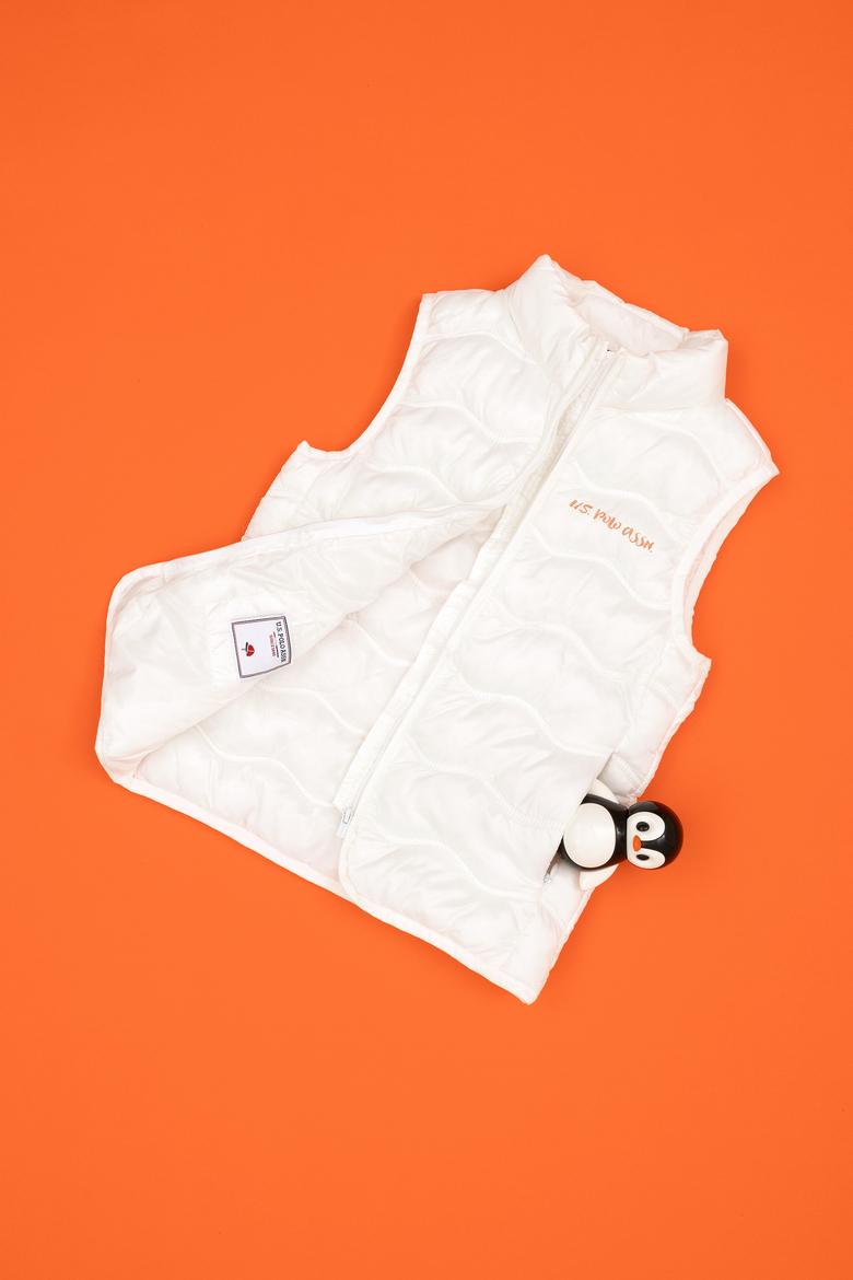 Kız Çocuk Ekru Yelek - 50280895051