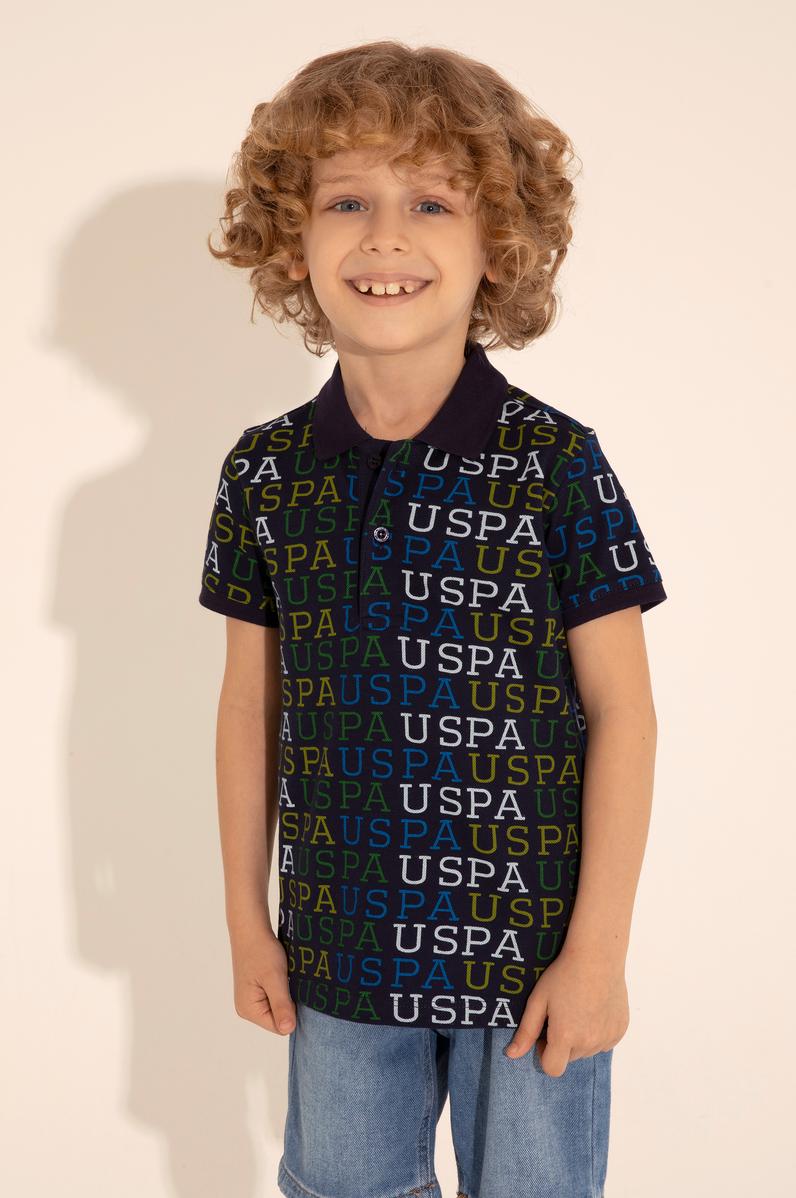 Erkek Çocuk Lacivert Polo Yaka Tişört