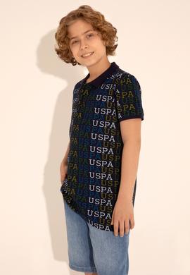 Erkek Çocuk Lacivert Polo Yaka Tişört - 50284798007