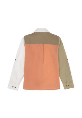 Erkek Çocuk Somon Uzun Kollu Gömlek - 50283887019