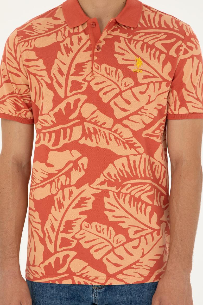 Erkek Regular Fit Polo Yaka Pudra Tişört - 50288319037