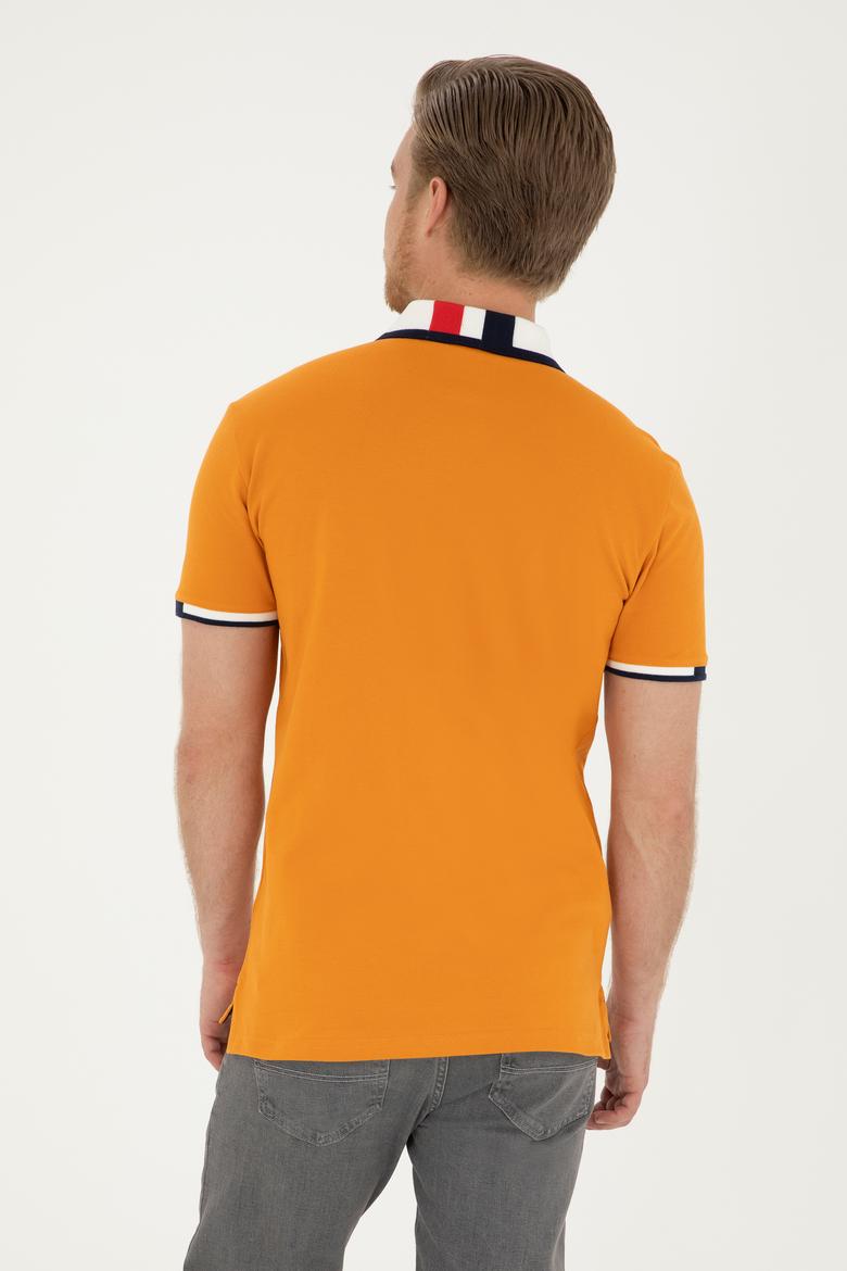 Erkek Kiremit Basic Tişört - 50279559030