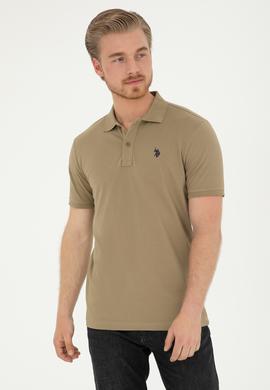 Erkek Haki Basic Tişört - 50279573096