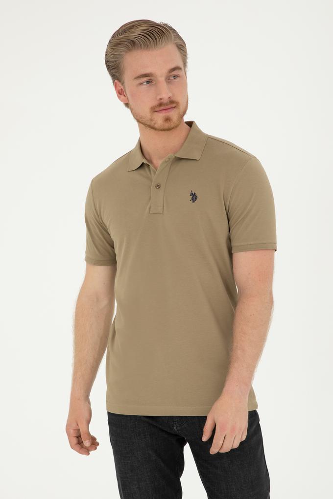 Erkek Haki Basic Tişört