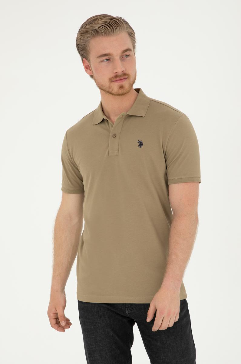 Erkek Haki Basic Tişört