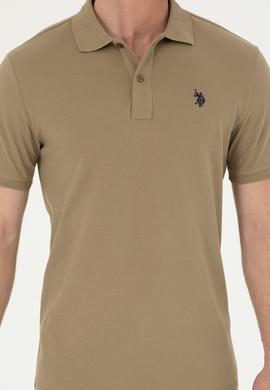 Erkek Haki Basic Tişört - 50279573096