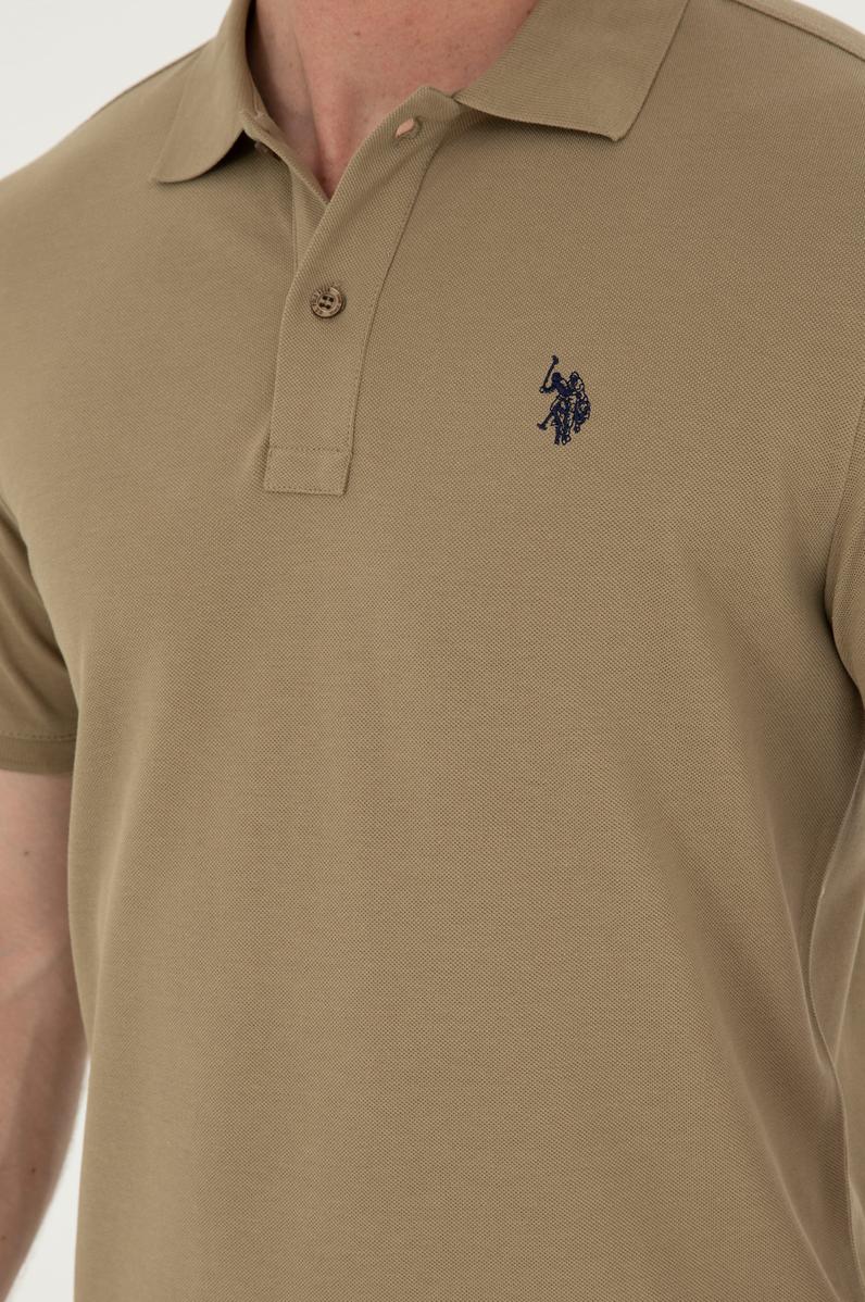 Erkek Haki Basic Tişört