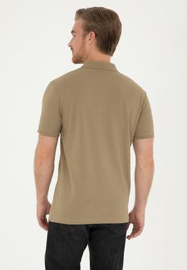 Erkek Haki Basic Tişört - 50279573096