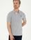 Erkek Gri Melanj Basic Tişört