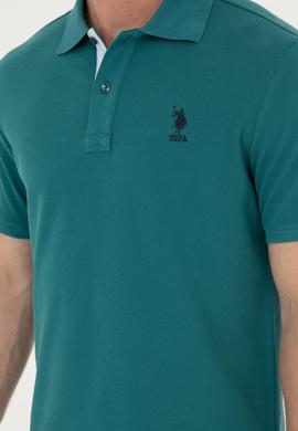 Erkek Koyu Yeşil Basic Tişört - 50279611228