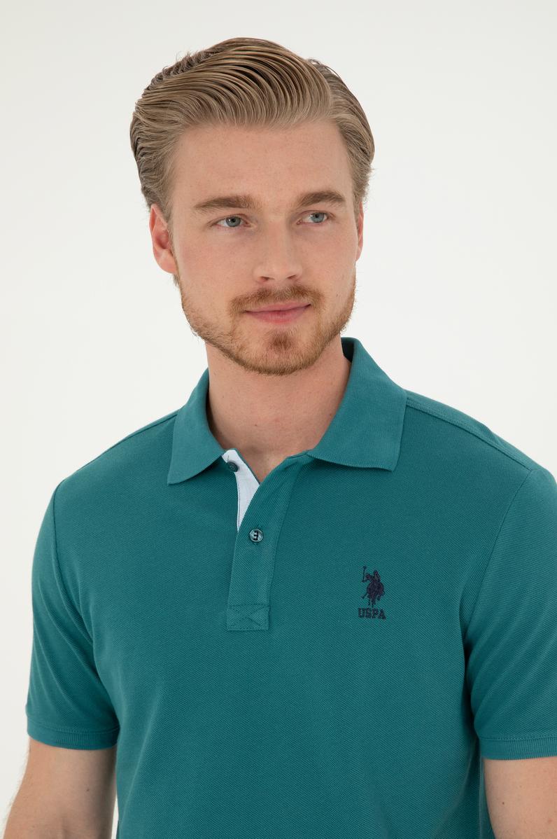 Erkek Koyu Yeşil Basic Tişört