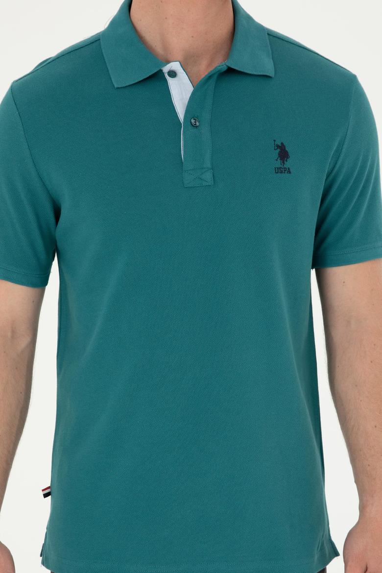 Erkek Koyu Yeşil Basic Tişört - 50279611228