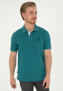 Erkek Koyu Yeşil Basic Tişört - 50279611228