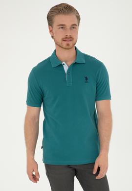 Erkek Koyu Yeşil Basic Tişört - 50279611228