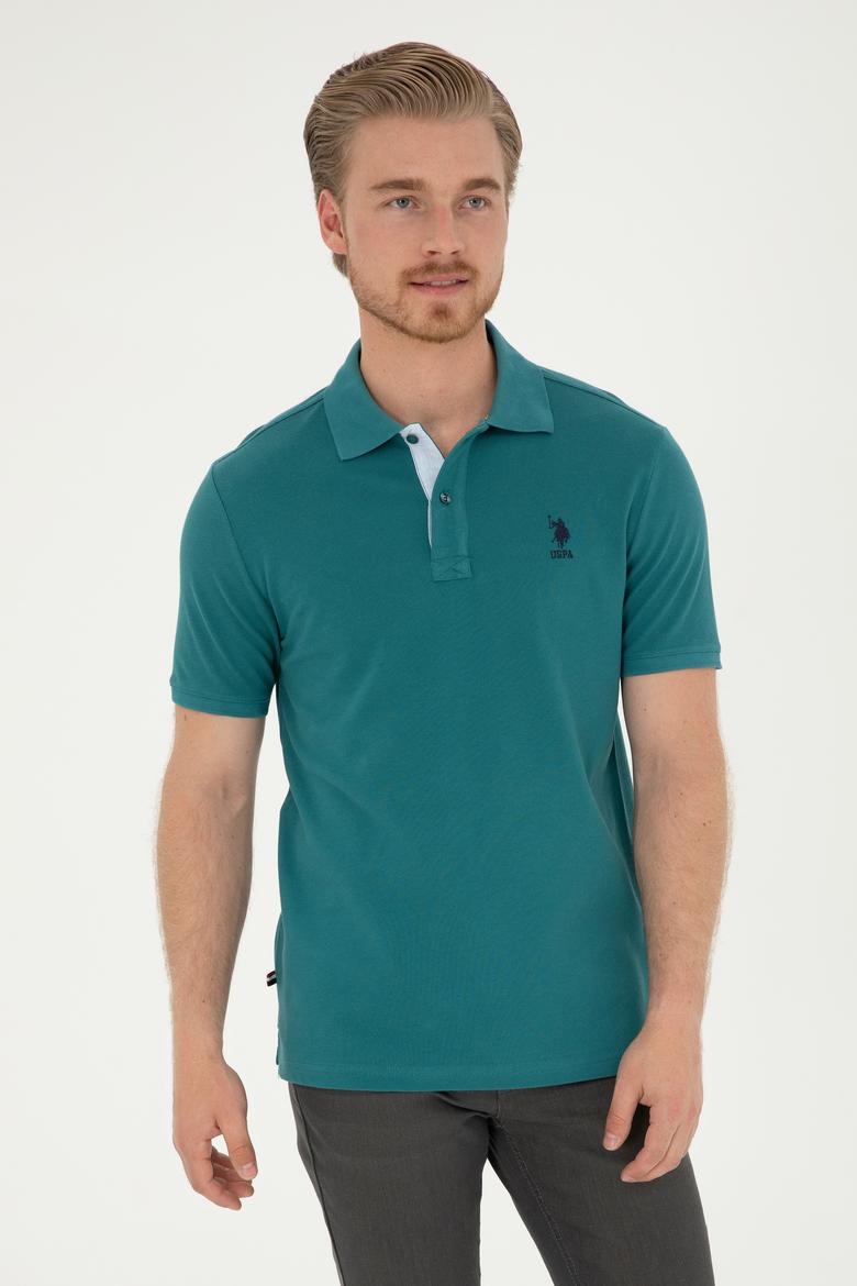 Erkek Koyu Yeşil Basic Tişört