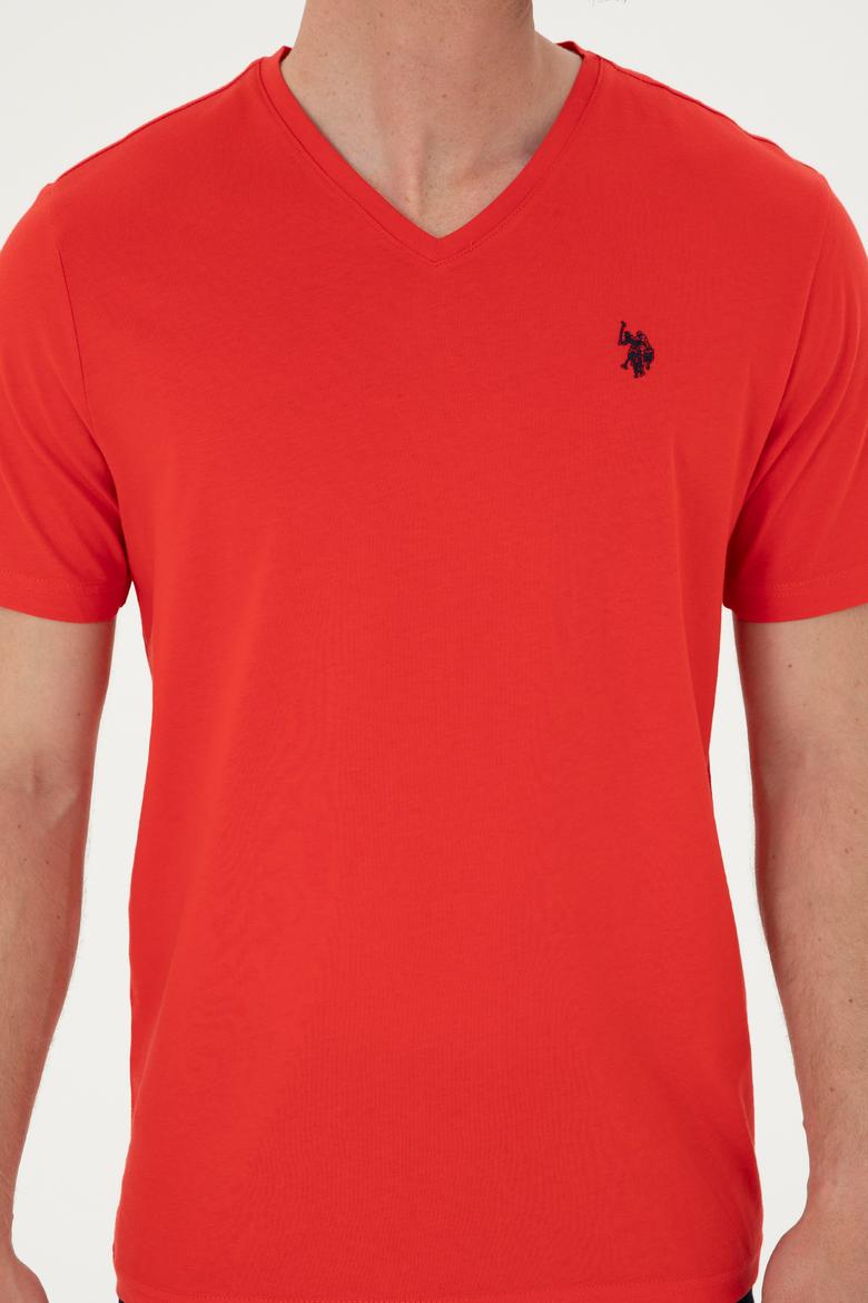 Erkek Kırmızı Basic Tişört - 50279617190