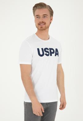 Erkek Regular Fit Bisiklet Yaka Beyaz Basic Tişört - 50279620009