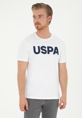 Erkek Regular Fit Bisiklet Yaka Beyaz Basic Tişört - 50279620009