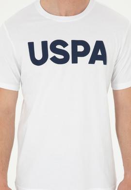 Erkek Regular Fit Bisiklet Yaka Beyaz Basic Tişört - 50279620009