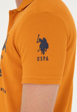 Erkek Slim Fit Polo Yaka Kiremit Tişört - 50281549014