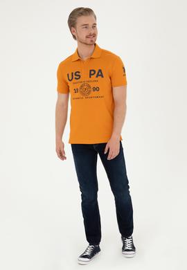 Erkek Slim Fit Polo Yaka Kiremit Tişört - 50281549014