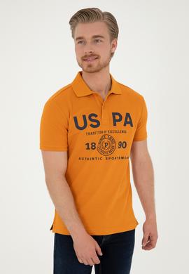 Erkek Slim Fit Polo Yaka Kiremit Tişört - 50281549014