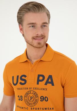 Erkek Slim Fit Polo Yaka Kiremit Tişört - 50281549014