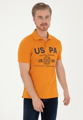 Erkek Slim Fit Polo Yaka Kiremit Tişört - 50281549014