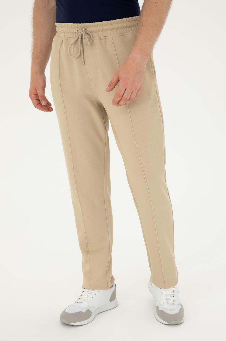 Erkek Açık Haki Eşofman Altı