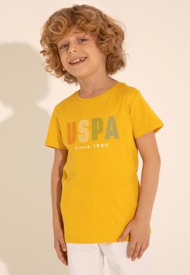 Erkek Çocuk Safran Bisiklet Yaka Tişört - 50288056031