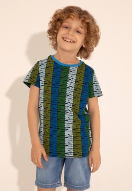 Erkek Çocuk Lacivert Bisiklet Yaka Tişört - 50288049014