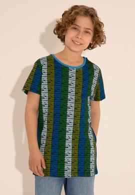 Erkek Çocuk Lacivert Bisiklet Yaka Tişört - 50288049014