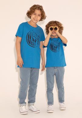 Erkek Çocuk Saks Basic Bisiklet Yaka Tişört - 50284819131