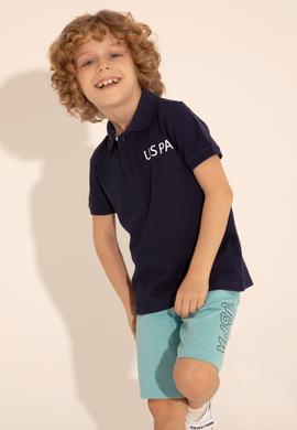 Erkek Çocuk Lacivert Polo Yaka Tişört - 50288080011