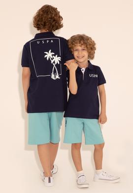 Erkek Çocuk Lacivert Polo Yaka Tişört - 50288080011