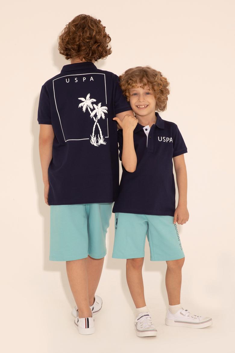 Erkek Çocuk Lacivert Polo Yaka Tişört