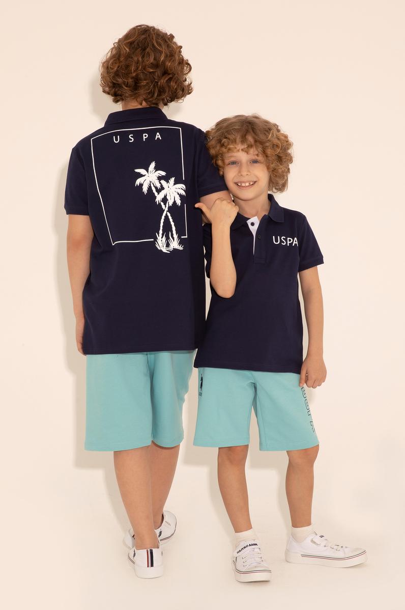 Erkek Çocuk Lacivert Polo Yaka Tişört