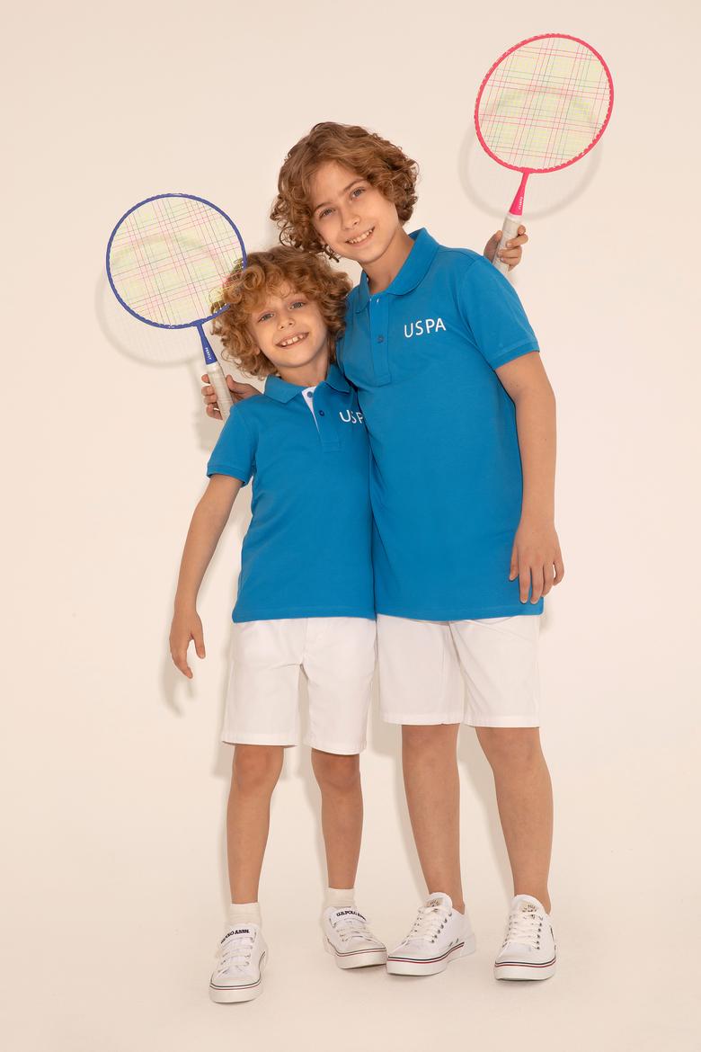 Erkek Çocuk Saks Polo Yaka Tişört - 50288080027