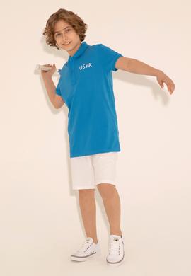 Erkek Çocuk Saks Polo Yaka Tişört - 50288080027