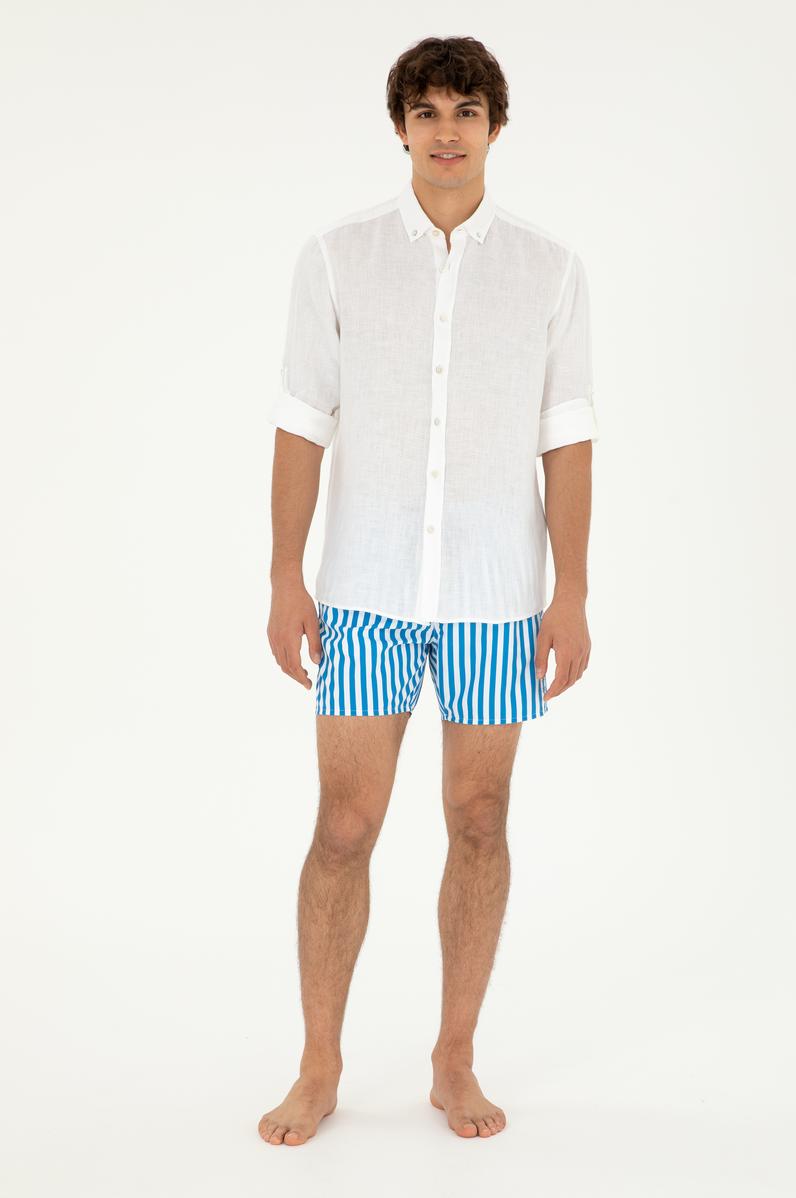 Erkek Saks Deniz Şortu