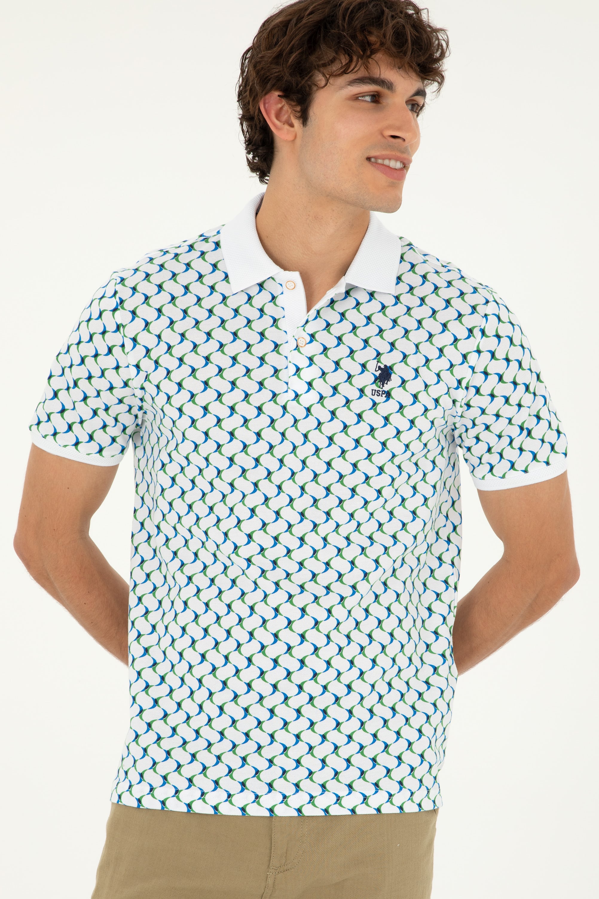 Erkek Regular Fit Polo Yaka Lacivert Tişört
