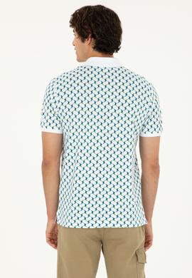 Erkek Regular Fit Polo Yaka Lacivert Tişört - 50281925001