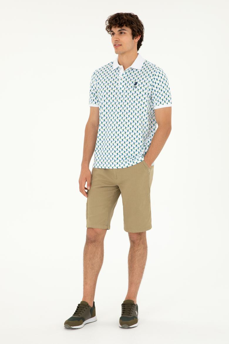 Erkek Regular Fit Polo Yaka Lacivert Tişört - 50281925001