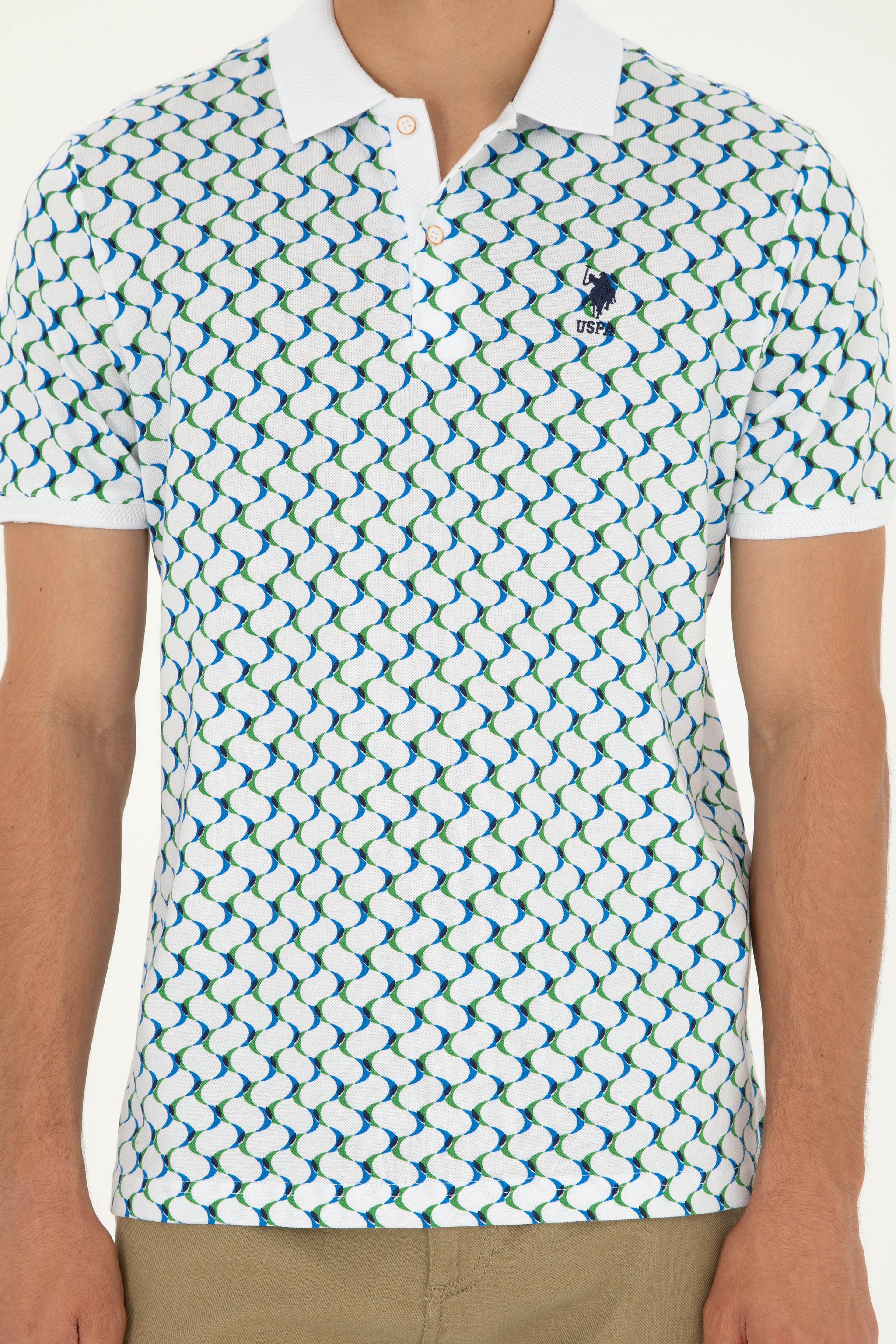 Erkek Regular Fit Polo Yaka Lacivert Tişört - Image 6